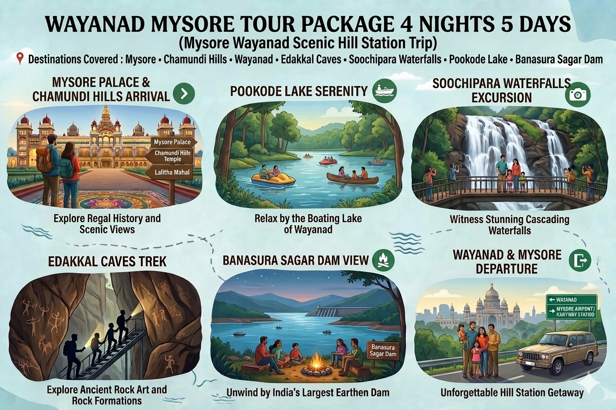 wayanad mysore tour package 5 days